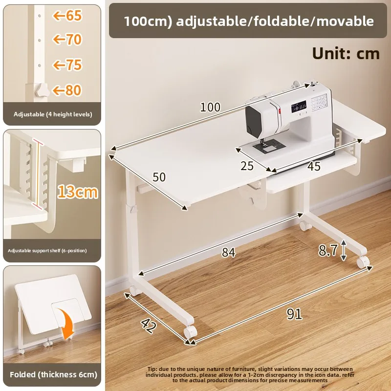 Mobile & Tablet Accessories - Регулируемый швейный стол для дома, компактный,