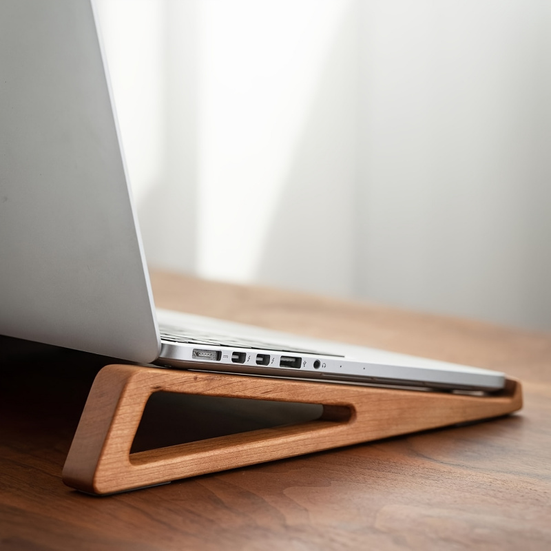 Cooling Stand Tablet - Портативная складная деревянная подставка для ноутбука