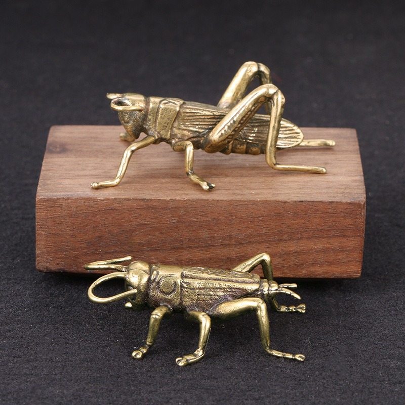 Office Table Accessories Unique - Креативный твердый латунный орнамент для крикета,